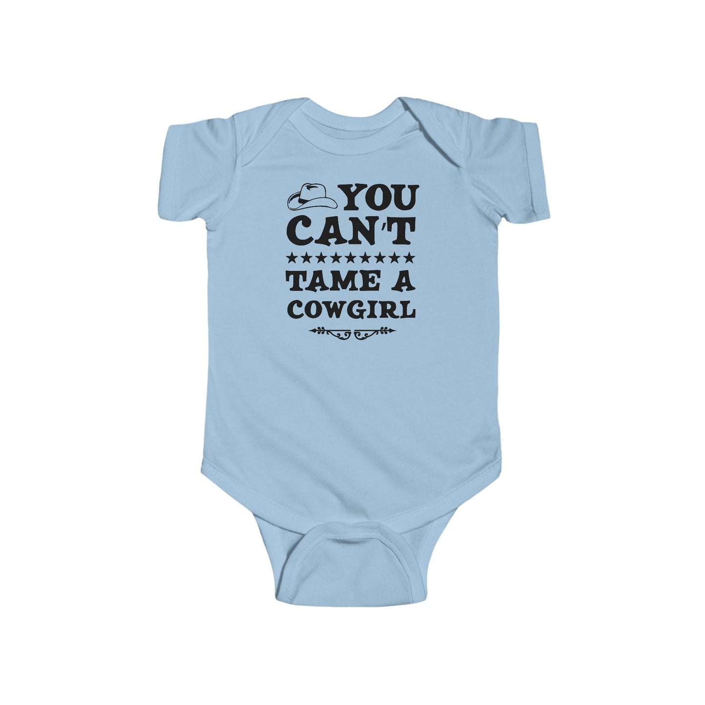 Cowgirl Cotton Vest Bodysuit - You Can't Tame a Cowgirl