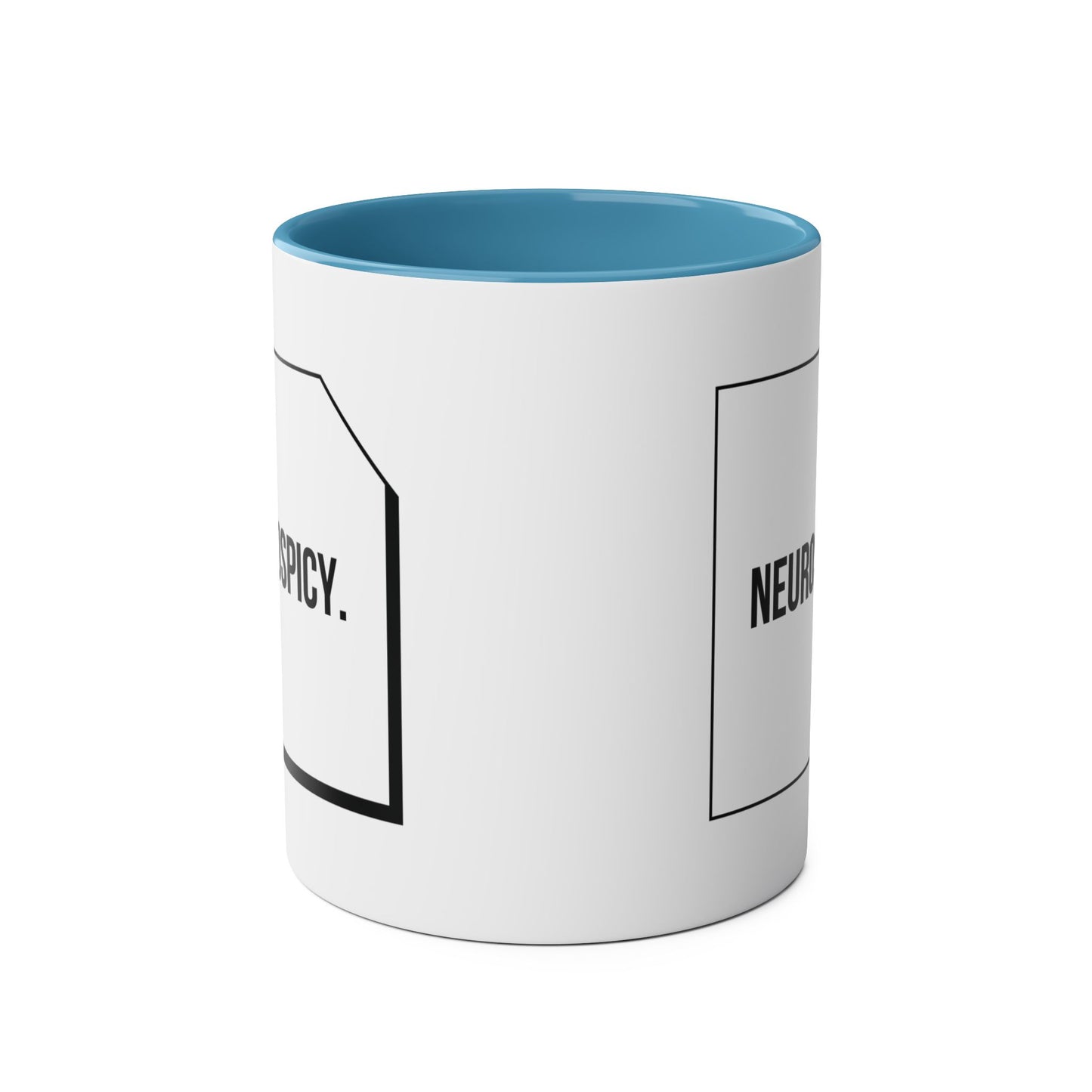 Two-Tone Coffee Mug - Neurospicy, 11oz