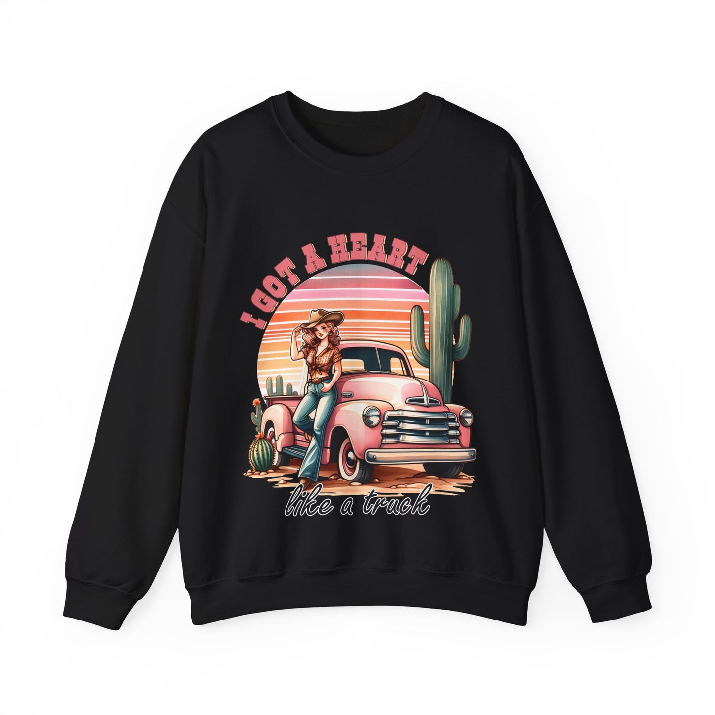 Unisex Crewneck Sweatshirt - Heart Like A Truck