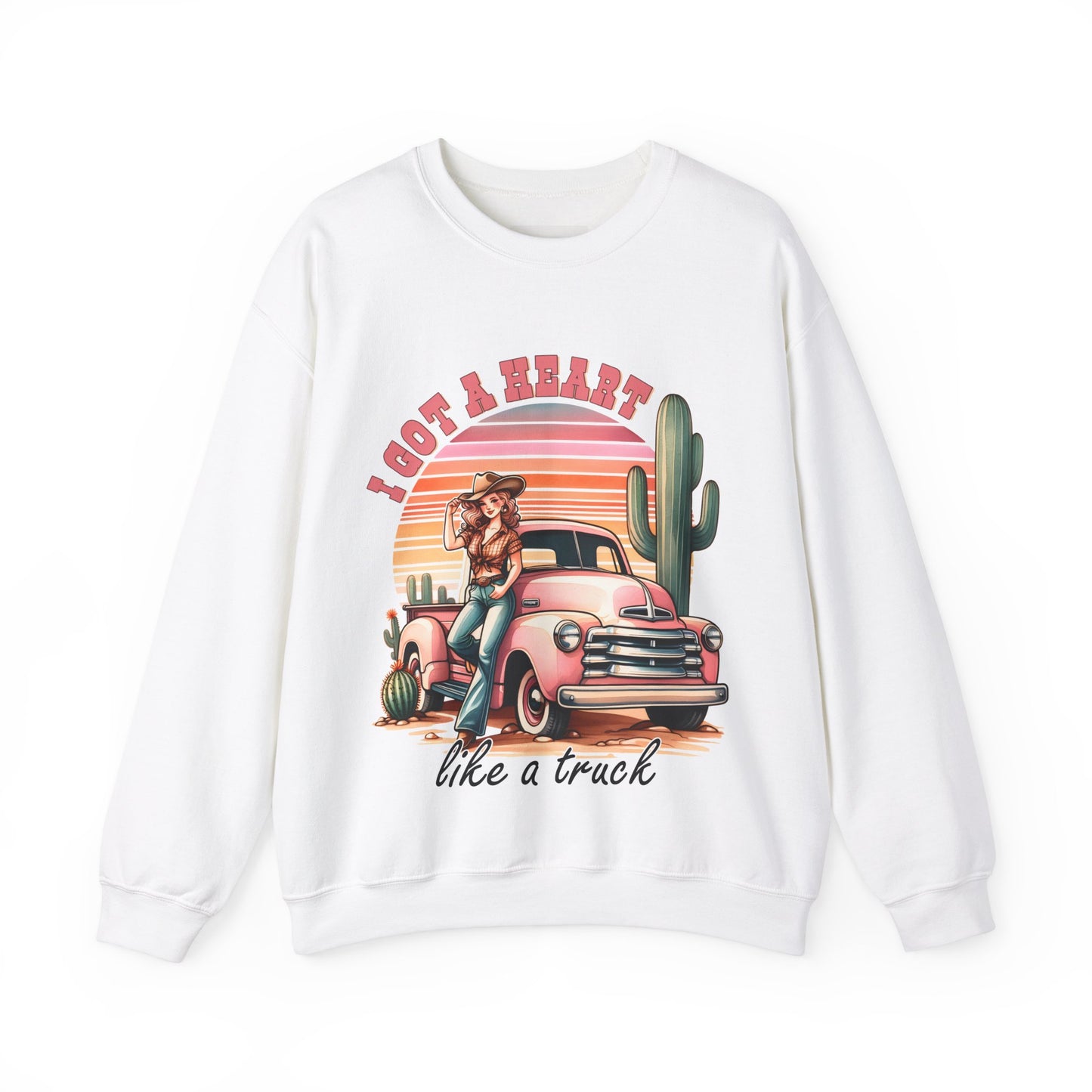 Unisex Crewneck Sweatshirt - Heart Like A Truck