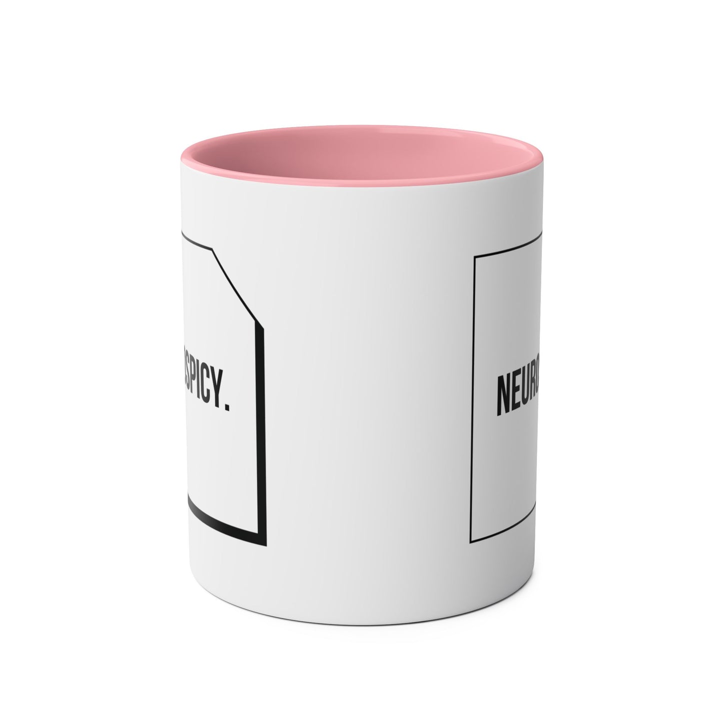 Two-Tone Coffee Mug - Neurospicy, 11oz