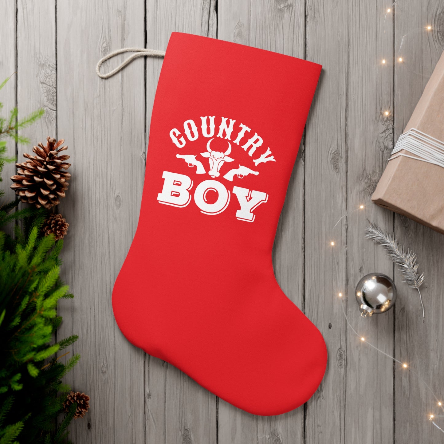 Christmas Stocking - Country Boy