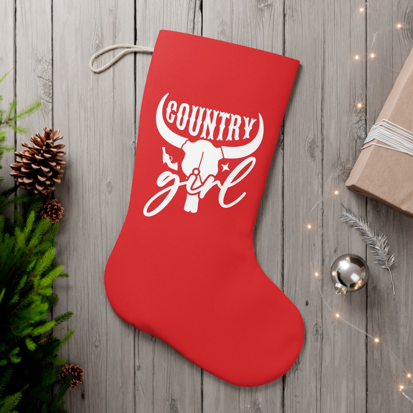 Christmas Stocking - Country Girl