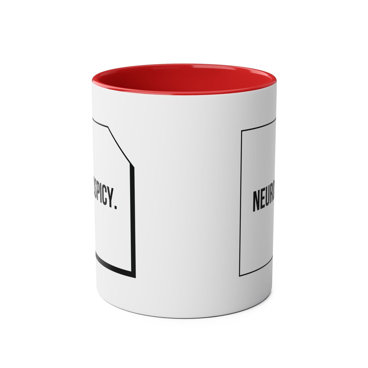 Two-Tone Coffee Mug - Neurospicy, 11oz