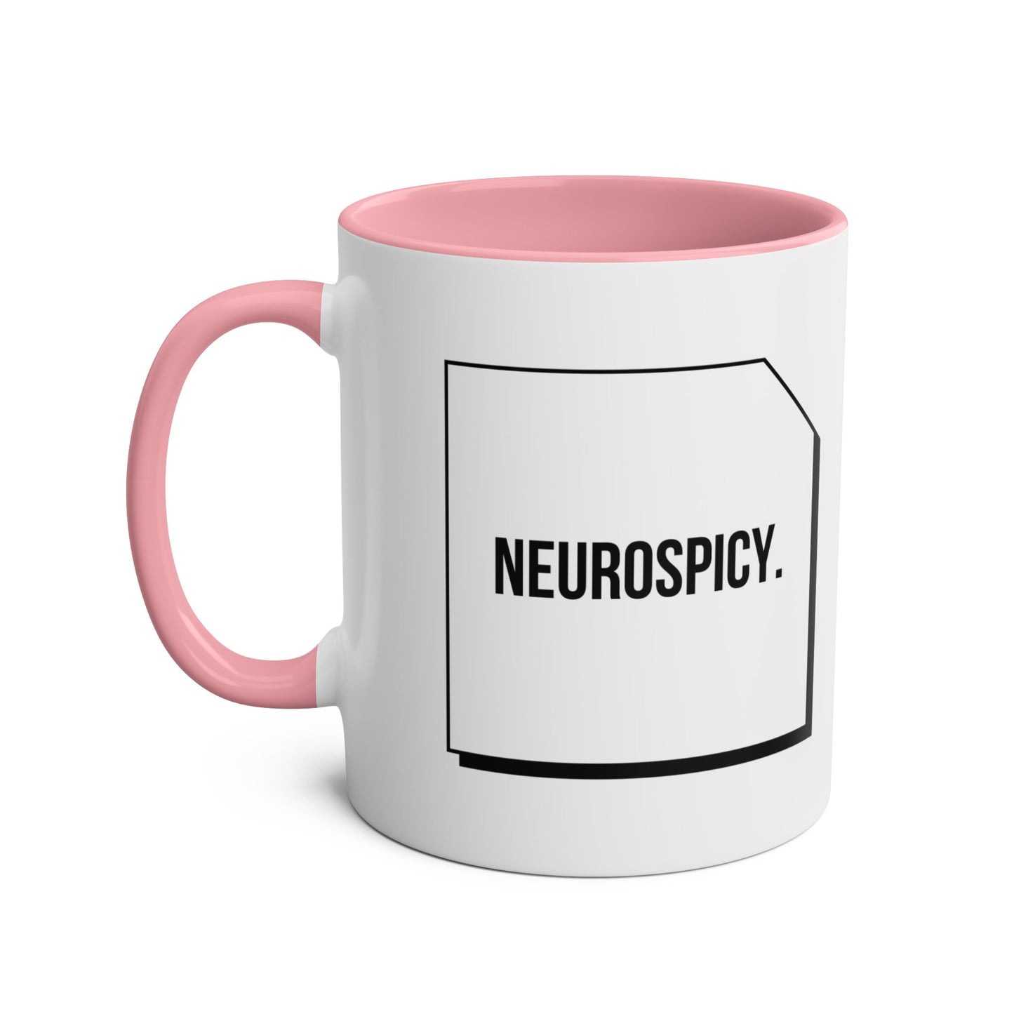 Two-Tone Coffee Mug - Neurospicy, 11oz