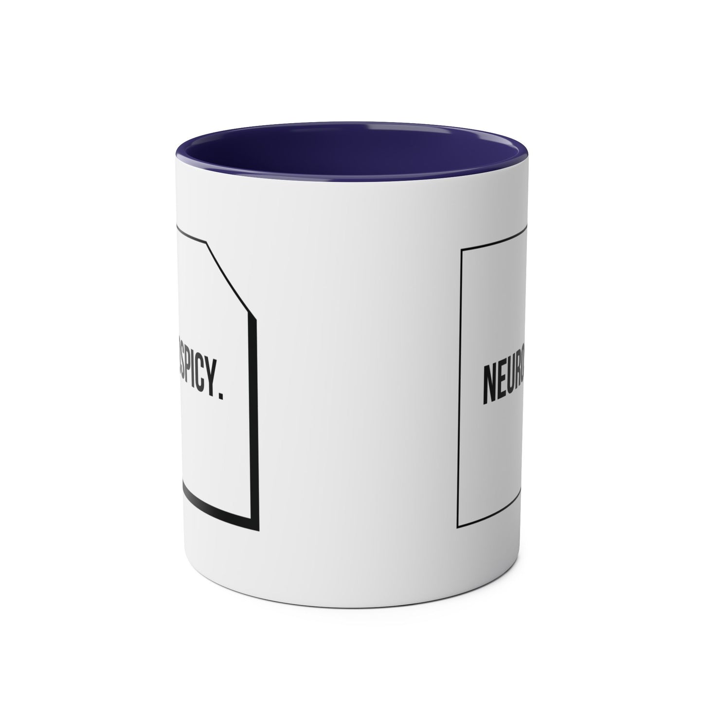 Two-Tone Coffee Mug - Neurospicy, 11oz