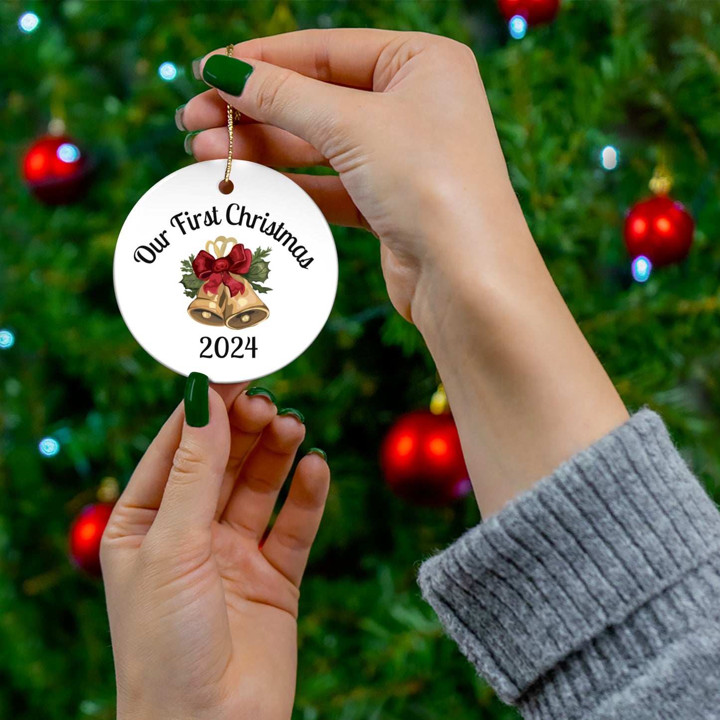 Ceramic Christmas Ornament - First Christmas