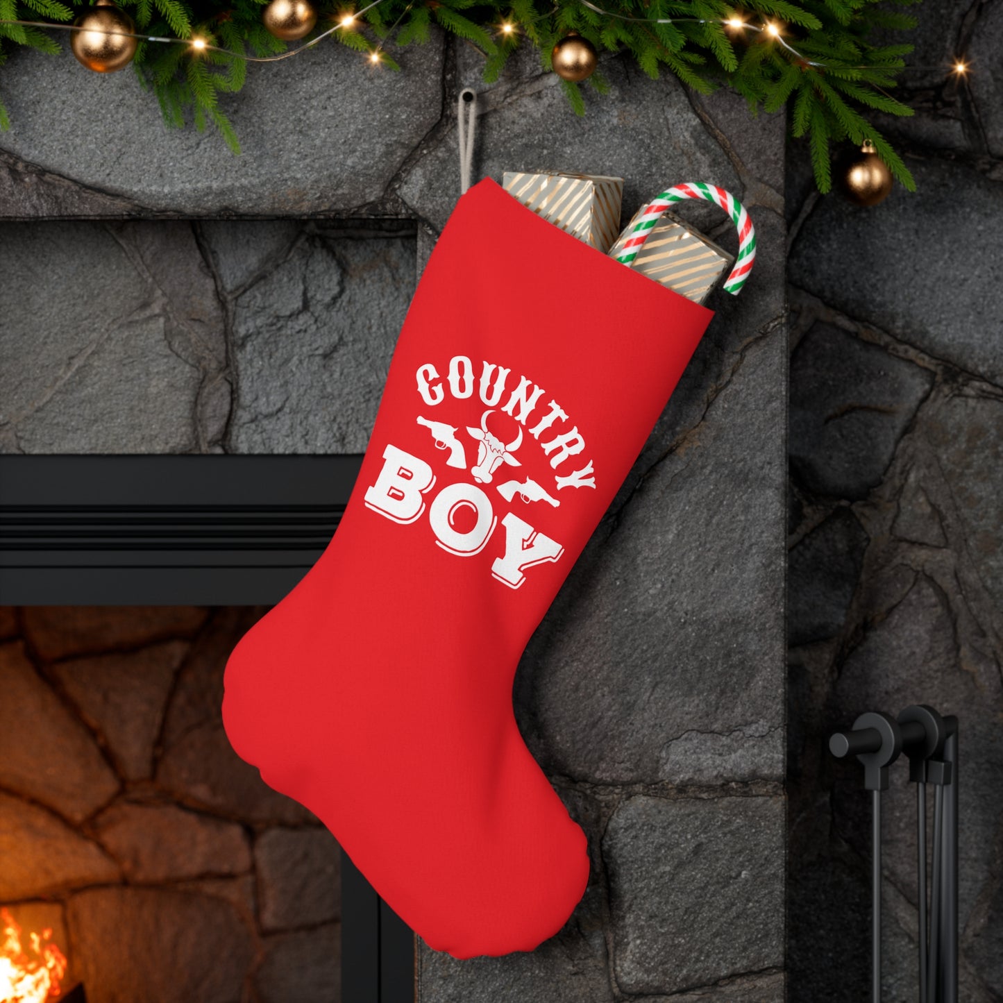 Christmas Stocking - Country Boy