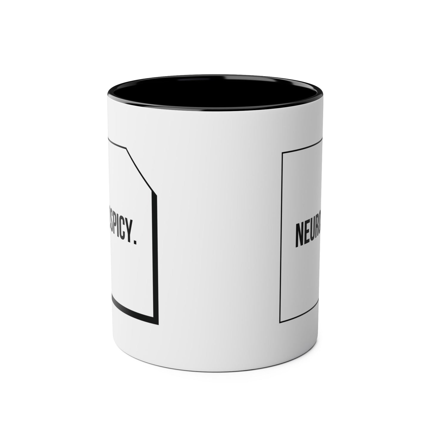 Two-Tone Coffee Mug - Neurospicy, 11oz